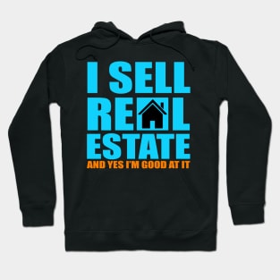 Realtor Sell Fathers Day Gift Funny Retro Vintage Hoodie